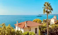 Beach house on the Mediterranean coast of France