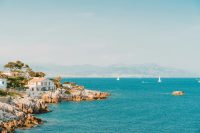 Sunny Mediterranean coast