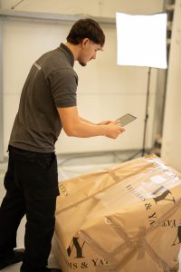 Person scanning package details