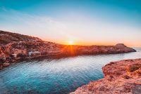 A rocky outcrop on Ibiza