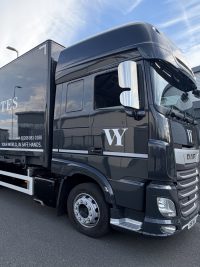 A Williams & Yates drawbar lorry at the depot